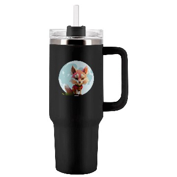 Discover Wolf howling at the moon graphic Tumblers 40 Oz With Handle