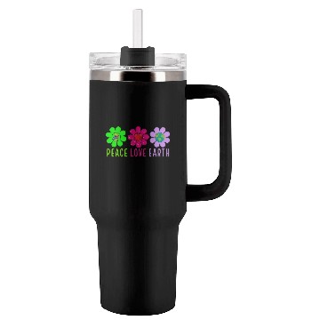 Discover Peace Love Earth, Peace Love People Earth Day Tumblers 40 Oz With Handle