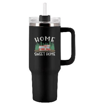 Discover Motorhome Rv Camping Camper Home Sweet Home Tumblers 40 Oz With Handle