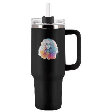 Discover Glimmering Holographic Girl The Future is Now Tumblers 40 Oz With Handle