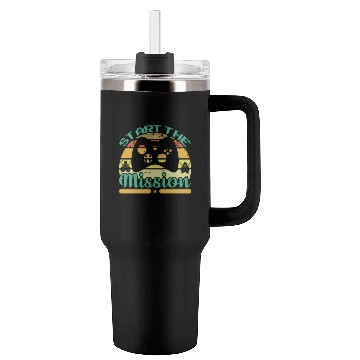 Discover Gaming, Start the mission Tumblers 40 Oz With Handle