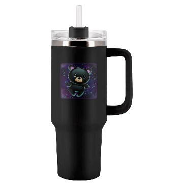 Discover Black Bear In Space Tumblers 40 Oz With Handle