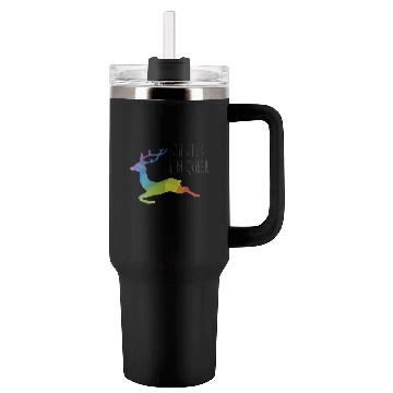 Discover Oh Deer I m Queer LGBTQ Pride Deer Dark Tumblers 40 Oz With Handle
