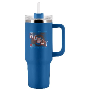 Discover Battlebots It'S Robot Fighting Time Turning Gears Tumblers 40 oz With Handle