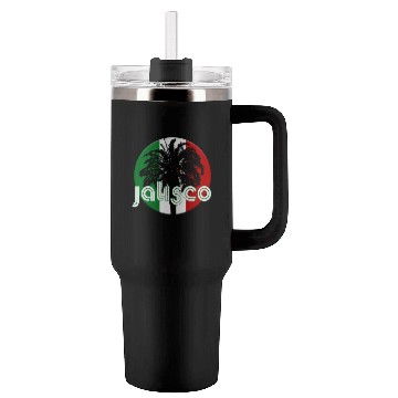 Discover Jalisco Mexico Flag Native Palm Tree Mexican Tumblers 40 Oz With Handle