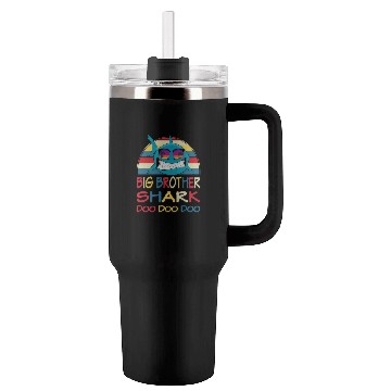 Discover Big Brother Shark Tumblers 40 Oz With Handle Doo Doo Doo Family