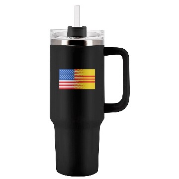 Discover Vietnamese American South Vietnam Flag Tumblers 40 Oz With Handle