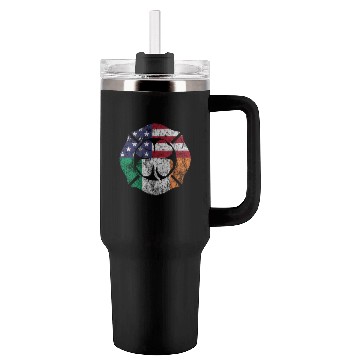 Discover Firefighter St Patric Day Irish American Flag Tumblers 40 Oz With Handle