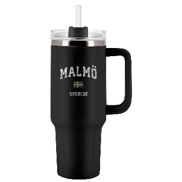 Discover Malmo Sweden Sverige Athletic Sports Tumblers 40 Oz With Handle