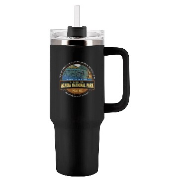 Discover Acadia National Park Maine Vacation Tumblers 40 Oz With Handle