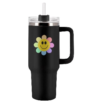 Discover Flowers , summer day , flower colour Tumblers 40 Oz With Handle
