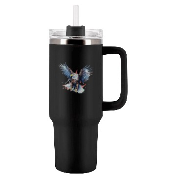 Discover Eagle 4Th July Independent Day Tumblers 40 Oz With Handle