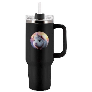 Discover Guinea pig unicorn Tumblers 40 Oz With Handle