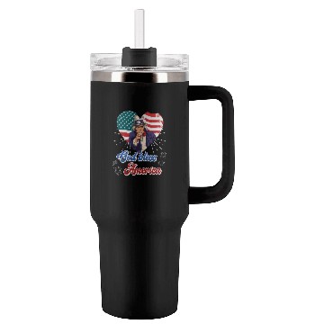 Discover God Bless America Independence Day 4th July USA Tumblers 40 Oz With Handle