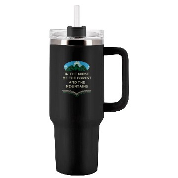 Discover Forest and Mountains Camping Hiking Camper Hiker W Tumblers 40 Oz With Handle