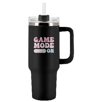 Discover Game Mode On, Happy Game Day Tumblers 40 Oz With Handle