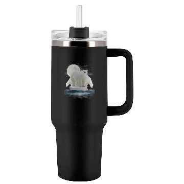 Discover Polar Bear Lover design, Wildlife Zoo Animal Lover Tumblers 40 Oz With Handle