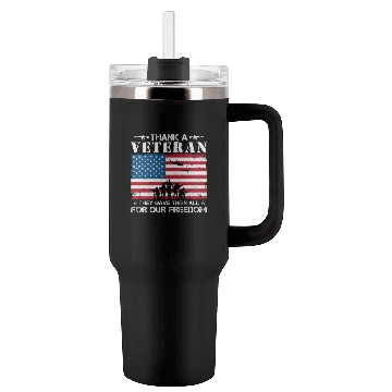 Discover US Army Thank A Veteran American Flag Tumblers 40 Oz With Handle