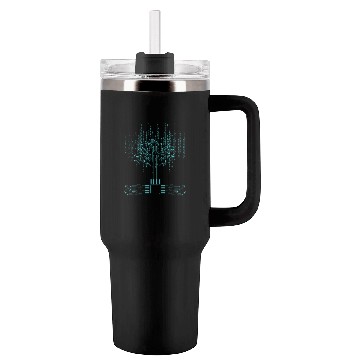 Discover AI Artificial Intelligence Machine Learning AI Rob Tumblers 40 Oz With Handle