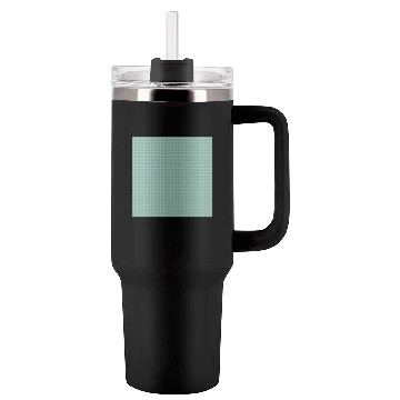 Discover Retro Checkered Pattern Teal Tumblers 40 Oz With Handle