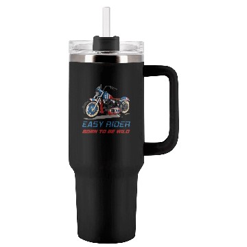 Discover Easy Rider Motorcycle Chopper Stars and Stripes Tumblers 40 Oz With Handle
