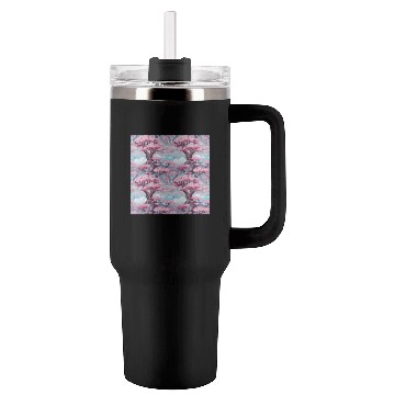 Discover Anime Euphoria: Fantasy Cherry Blossom Dreamscape Tumblers 40 Oz With Handle