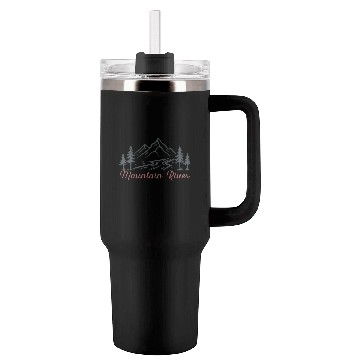 Discover Mountain River Tumblers 40 Oz With Handle