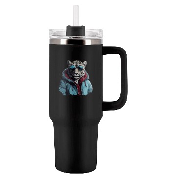 Discover Street Style Snow Leopard | Leopard Lovers Tumblers 40 Oz With Handle