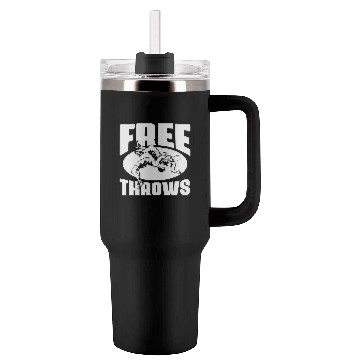 Discover Free Throws Funny Wrestling Sport For A Freestyle Tumblers 40 Oz With Handle