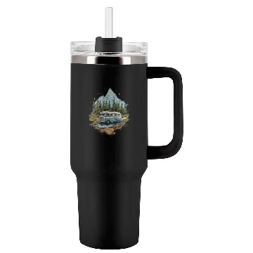 Discover camping, nature, independent, gift Tumblers 40 Oz With Handle