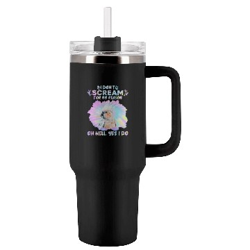 Discover Cockatoos I don't Scream for no Reason Parrot love Tumblers 40 Oz With Handle