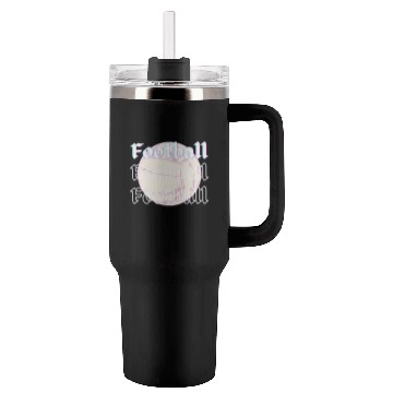 Discover Football is life , sport lover Tumblers 40 Oz With Handle