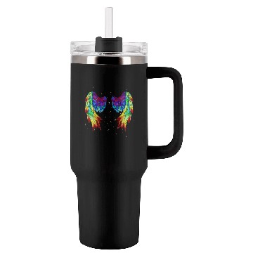 Discover Angel Wings 1 300 Tumblers 40 Oz With Handle