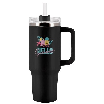 Discover Hello Summer vibes Tumblers 40 Oz With Handle