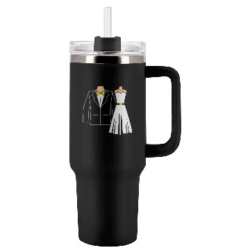 Discover Wedding clothes bride groom Tumblers 40 Oz With Handle