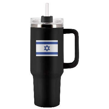 Discover Israeli Flag with Star of David Design Tumblers 40 Oz With Handle