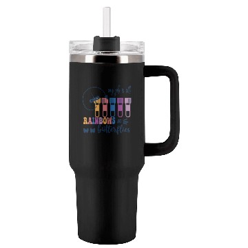 Discover My job is all rainbow Sticker Tumblers 40 Oz With Handle