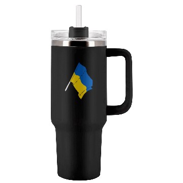 Discover Flag of Ukraine Tumblers 40 Oz With Handle