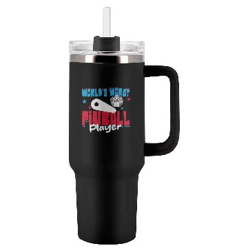 Discover World s Worst Pinball Player Tumblers 40 Oz With Handle