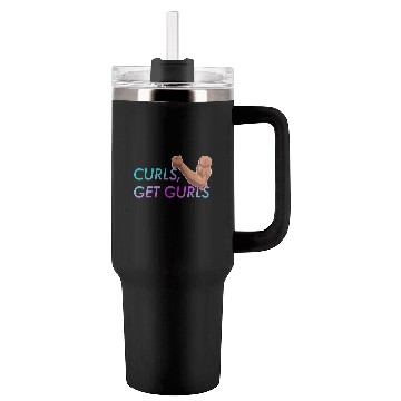 Discover CURLS GET GURLS GYM MUSCLE Tumblers 40 Oz With Handle