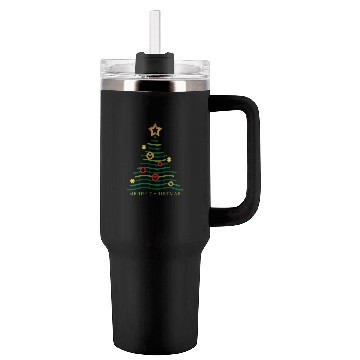 Discover Merry Christmas Tree Tumblers 40 Oz With Handle