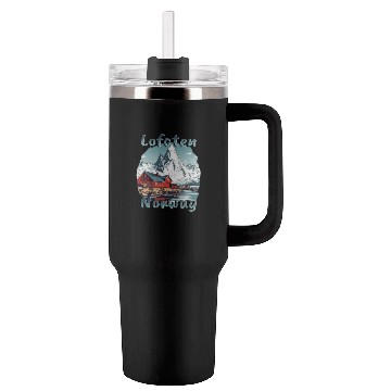 Discover Lofoten Norway Nature Paradise Tumblers 40 Oz With Handle