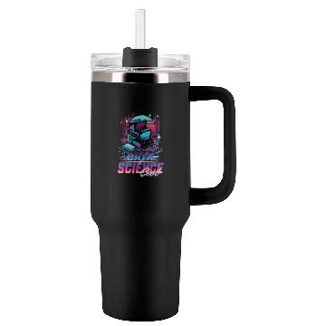 Discover Retro Neon Data Science Vibes 90s Tumblers 40 Oz With Handle
