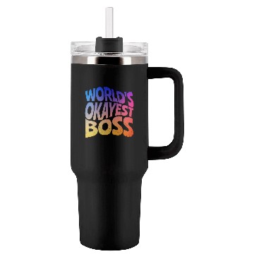 Discover World s Okayest Boss Tumblers 40 Oz With Handle
