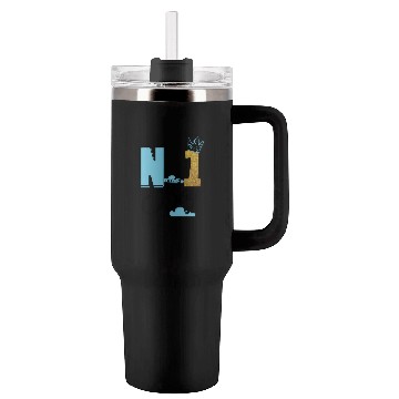 Discover Number One Boy Tumblers 40 Oz With Handle