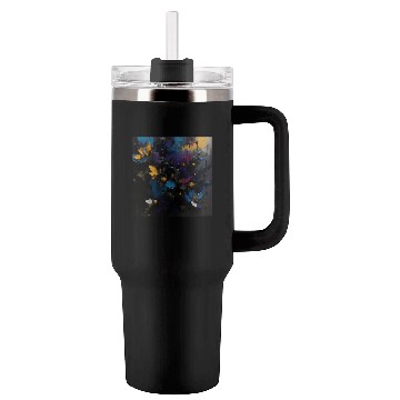 Discover Abstract painting Tumblers 40 Oz With Handle