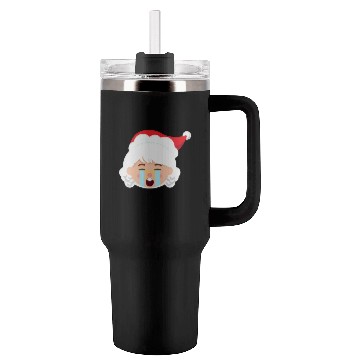 Discover Mrs Claus Emoticons Crying Out Loud Christmasfunny Tumblers 40 Oz With Handle