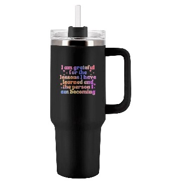 Discover Gratitude Saying I Am Grateful Tumblers 40 Oz With Handle