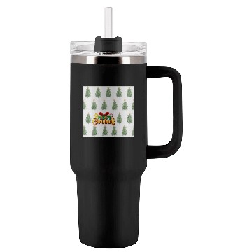 Discover Green Christmas Tree Pattern Tumblers 40 Oz With Handle