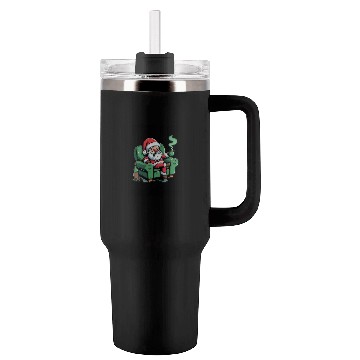 Discover Funny Christmas F*ck Off Merry Christmas Tumblers 40 Oz With Handle